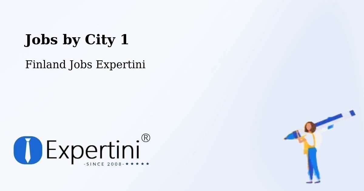 City Jobs in Finland - Expertini