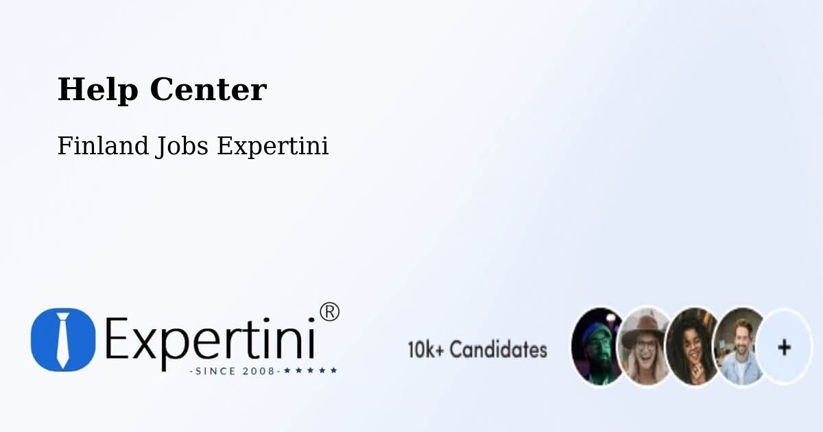 Help Center – Seinäjoki - Finland Jobs Expertini